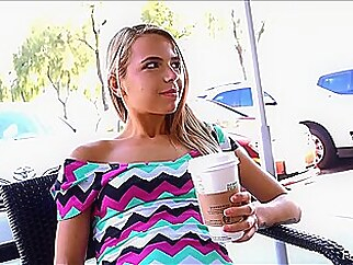 Definitely Not Shy 1 outdoor nudist blonde video